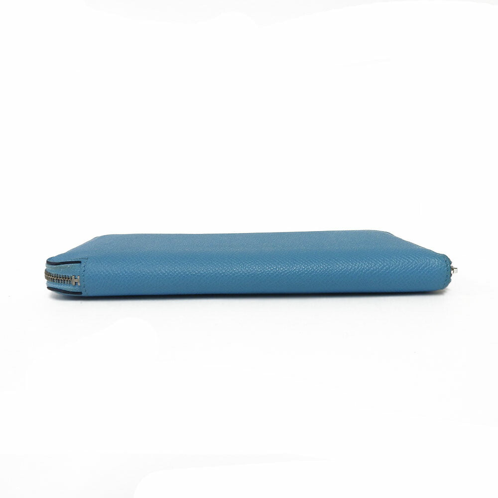 HERMES Long Wallet Purse Epsom Brunol Azap long silk in