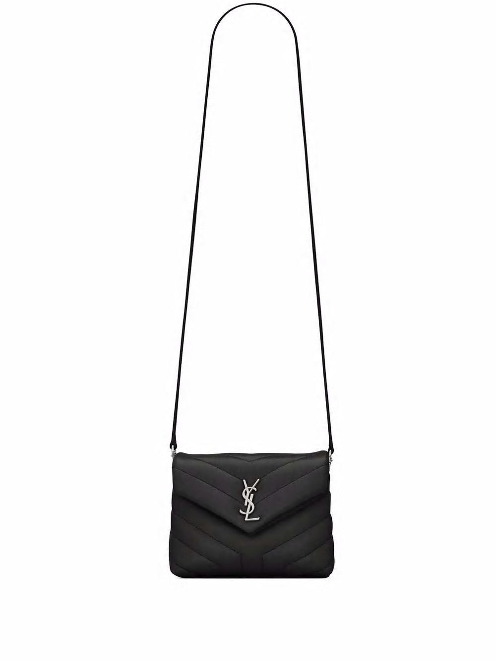 Luxury Saint Laurent Trending 2025 Women's Loulou Toy Strap Bag in Nero | 678401DV706