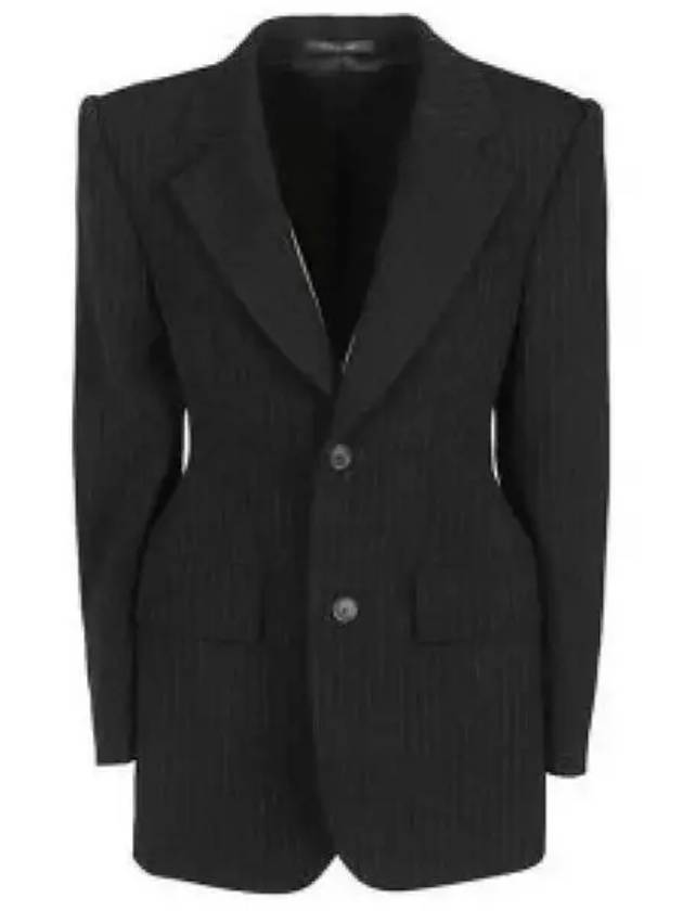 Luxury Balenciaga Trending 2025 WoMen's Hourglass Blazer Jacket Black