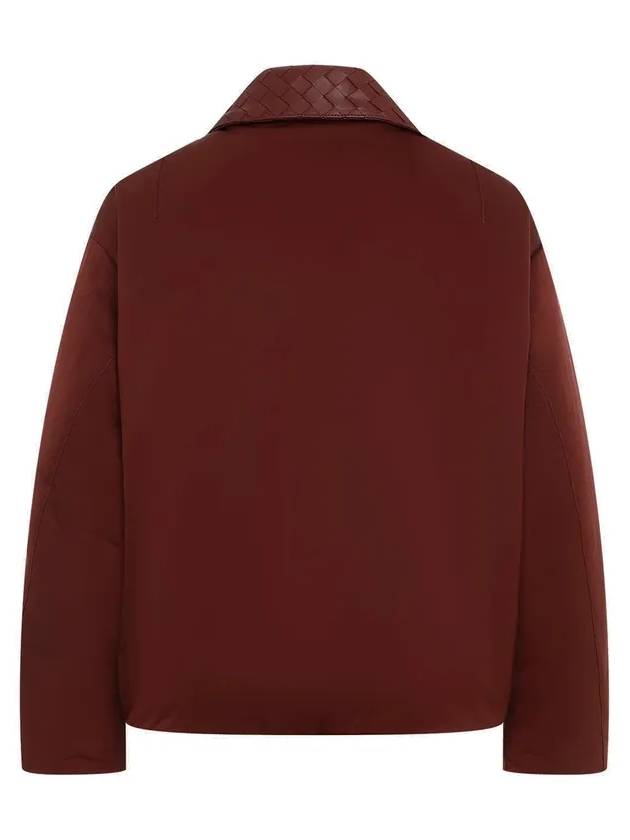 Luxury Bottega Veneta Tech Nylon Puffer Jacket Barolo