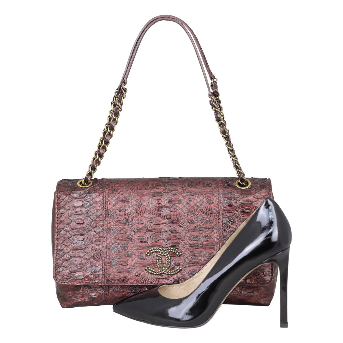 Chanel Python CC Flap Bag