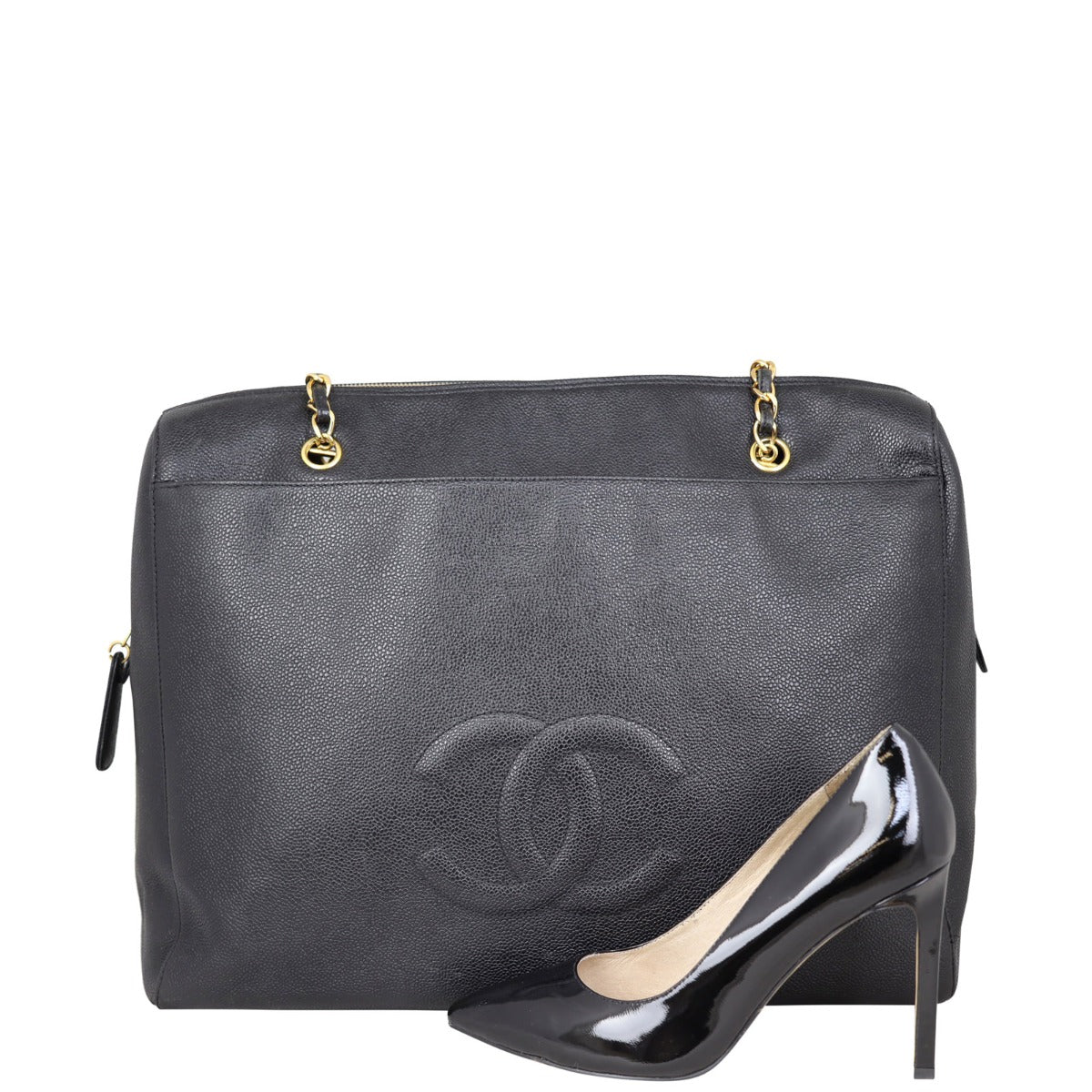 Chanel CC Timeless Large Zip Tote