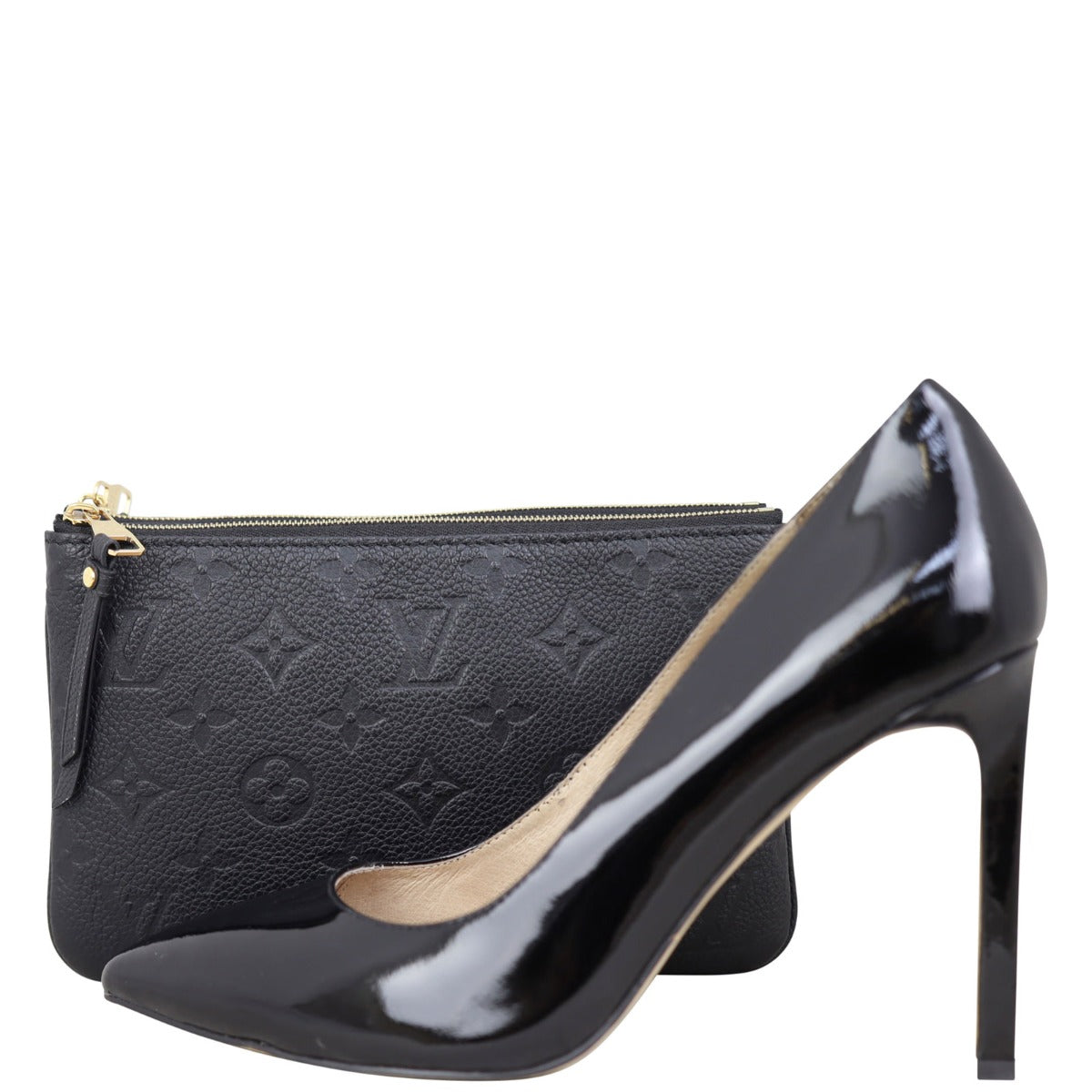 Louis Vuitton Double Zip Pochette Monogram Empreinte