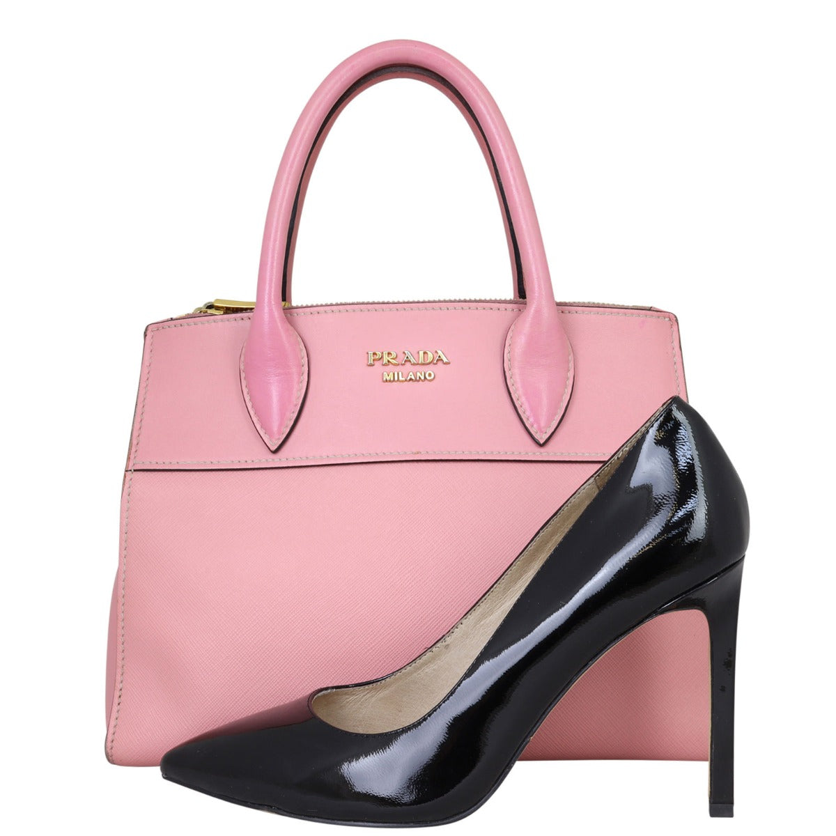 Prada Saffiano City Calf Esplanade Small