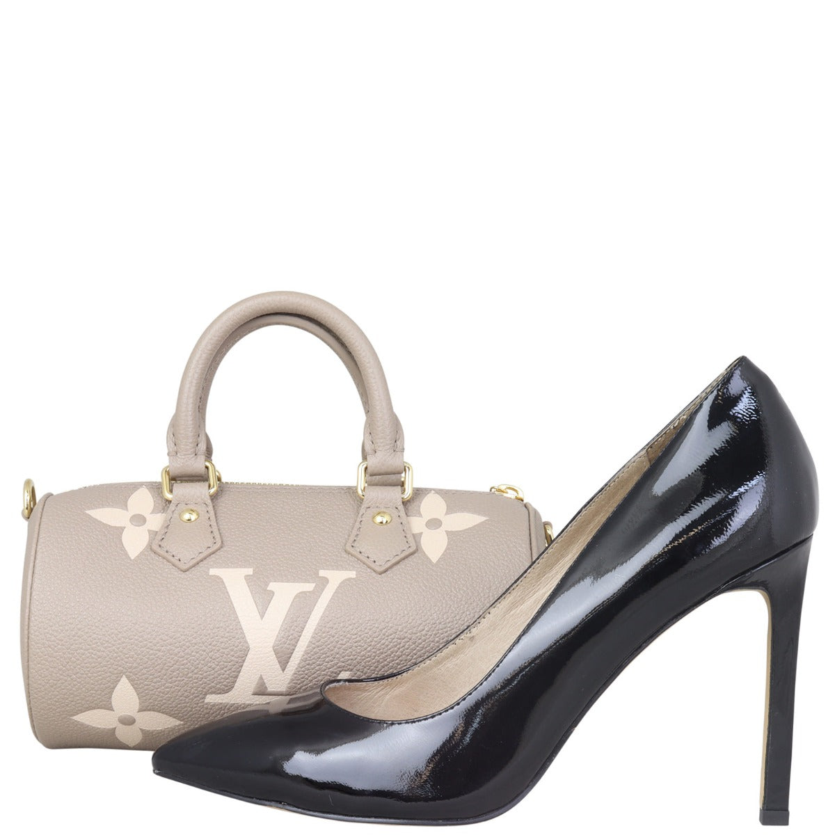 Louis Vuitton Papillon BB Monogram Empreinte Bicolour