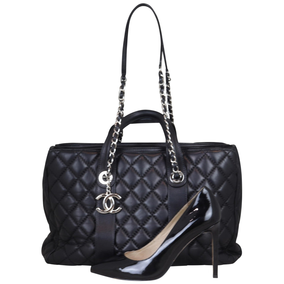Chanel CC Quilted Large Tote