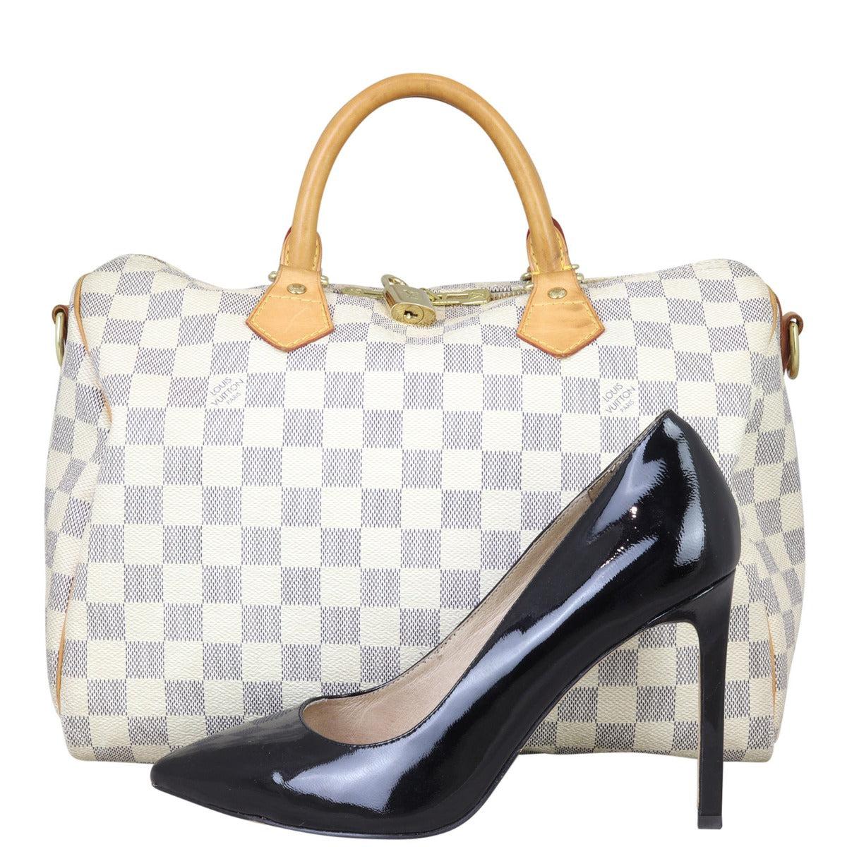 Louis Vuitton Speedy 30 Bandouliere Damier Azur