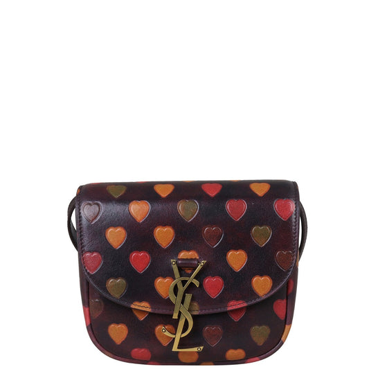 Saint Laurent Kaia Heart Embossed Crossbody