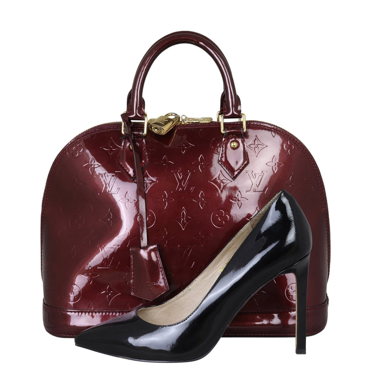 Louis Vuitton Alma PM Monogram Vernis | Rouge Fauviste