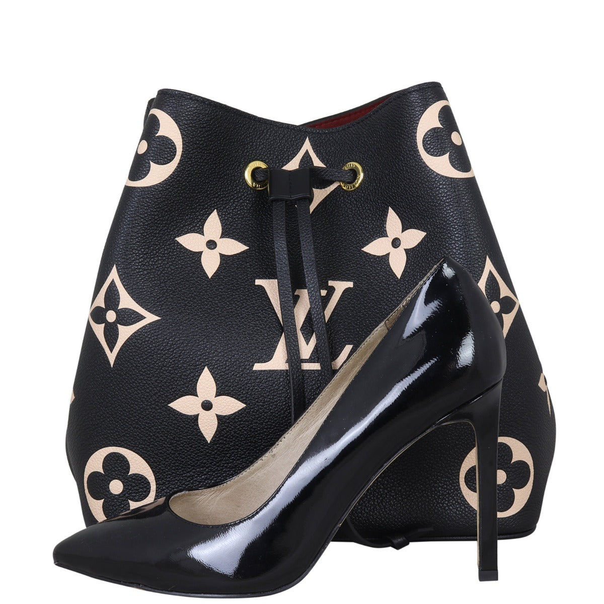 Louis Vuitton NeoNoe MM Monogram Empreinte Giant Bicolour
