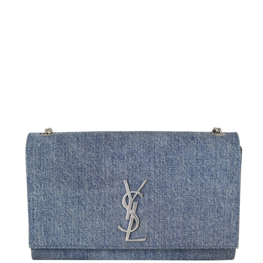 Saint Laurent Kate Chain Bag Medium Denim