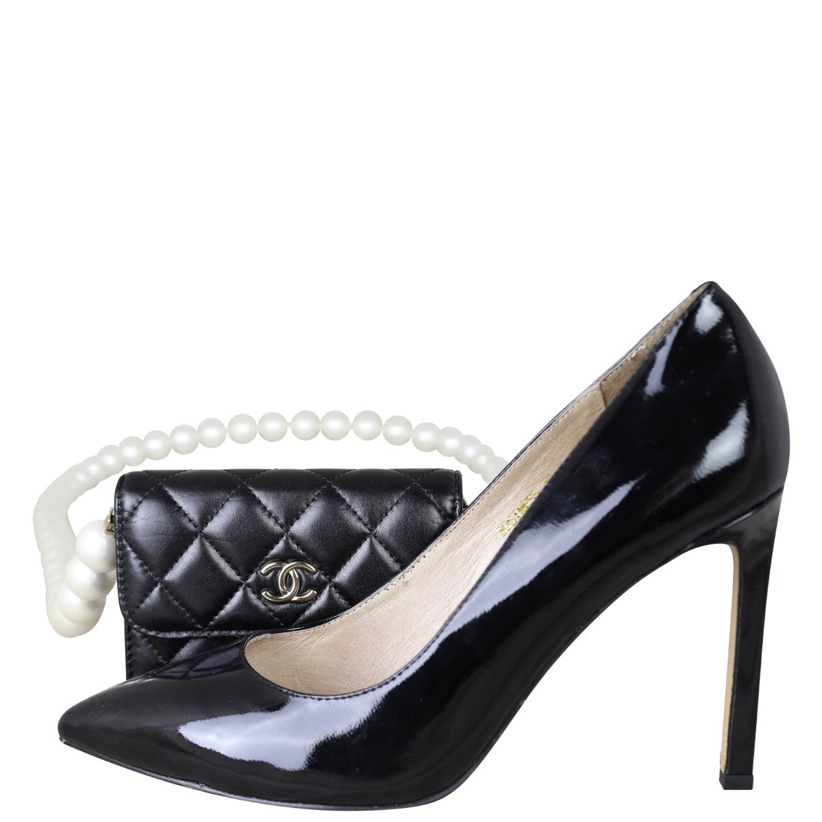 Chanel Micro Wallet on Chain Pearl Strap