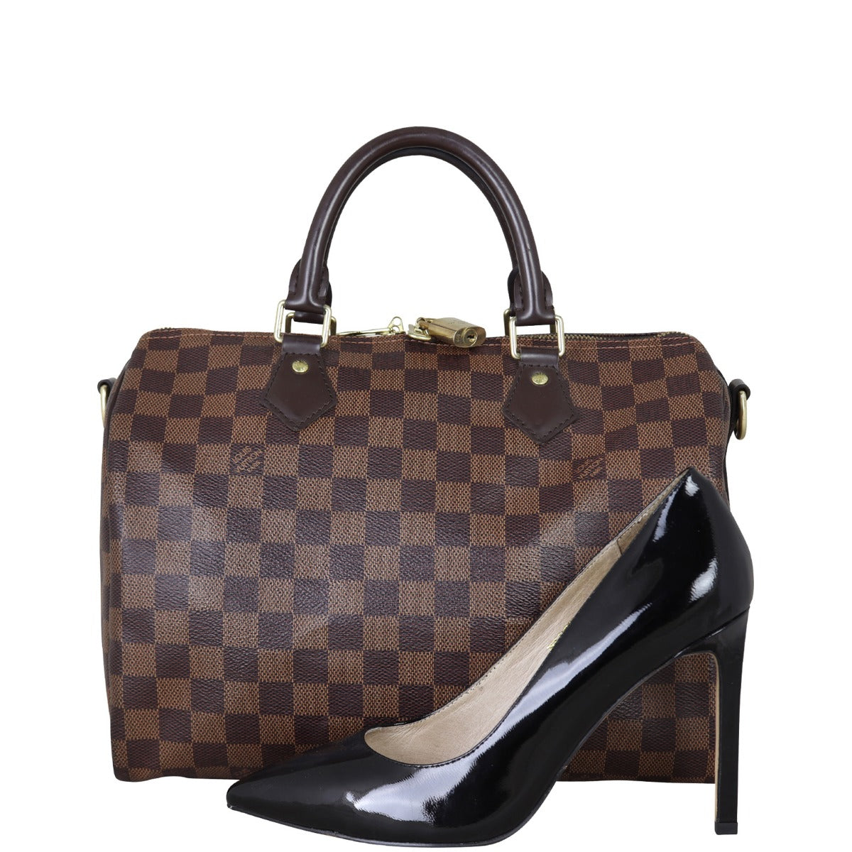 Louis Vuitton Speedy 30 Bandouliere Damier Ebene