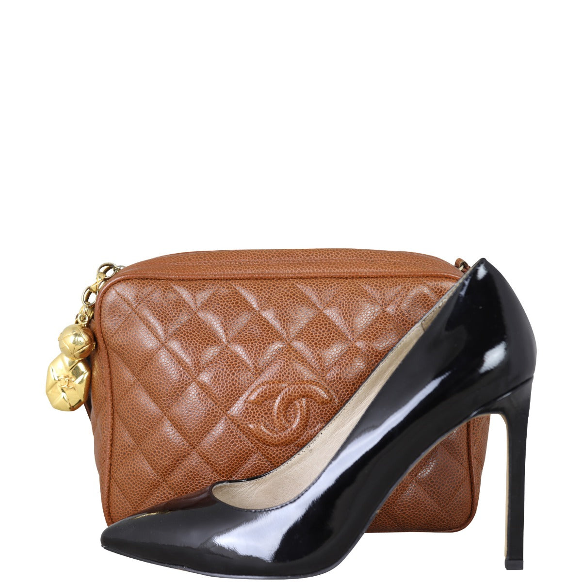 Chanel CC Quilted Camera Bag