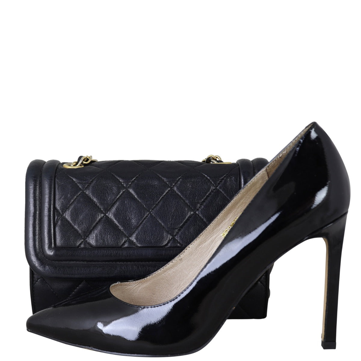 Chanel Vintage Quilted Flap Bag | Black