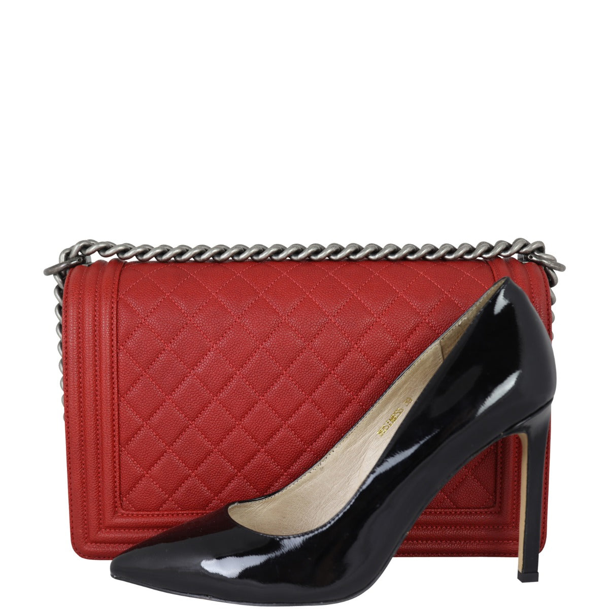 Chanel Boy New Medium | Red