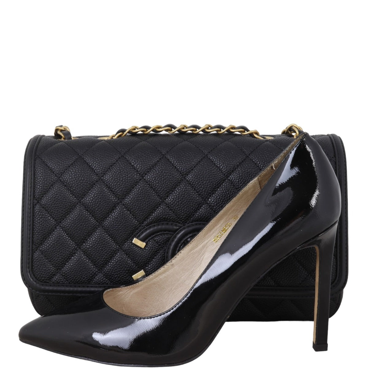 Chanel CC Filigree Medium Flap Bag