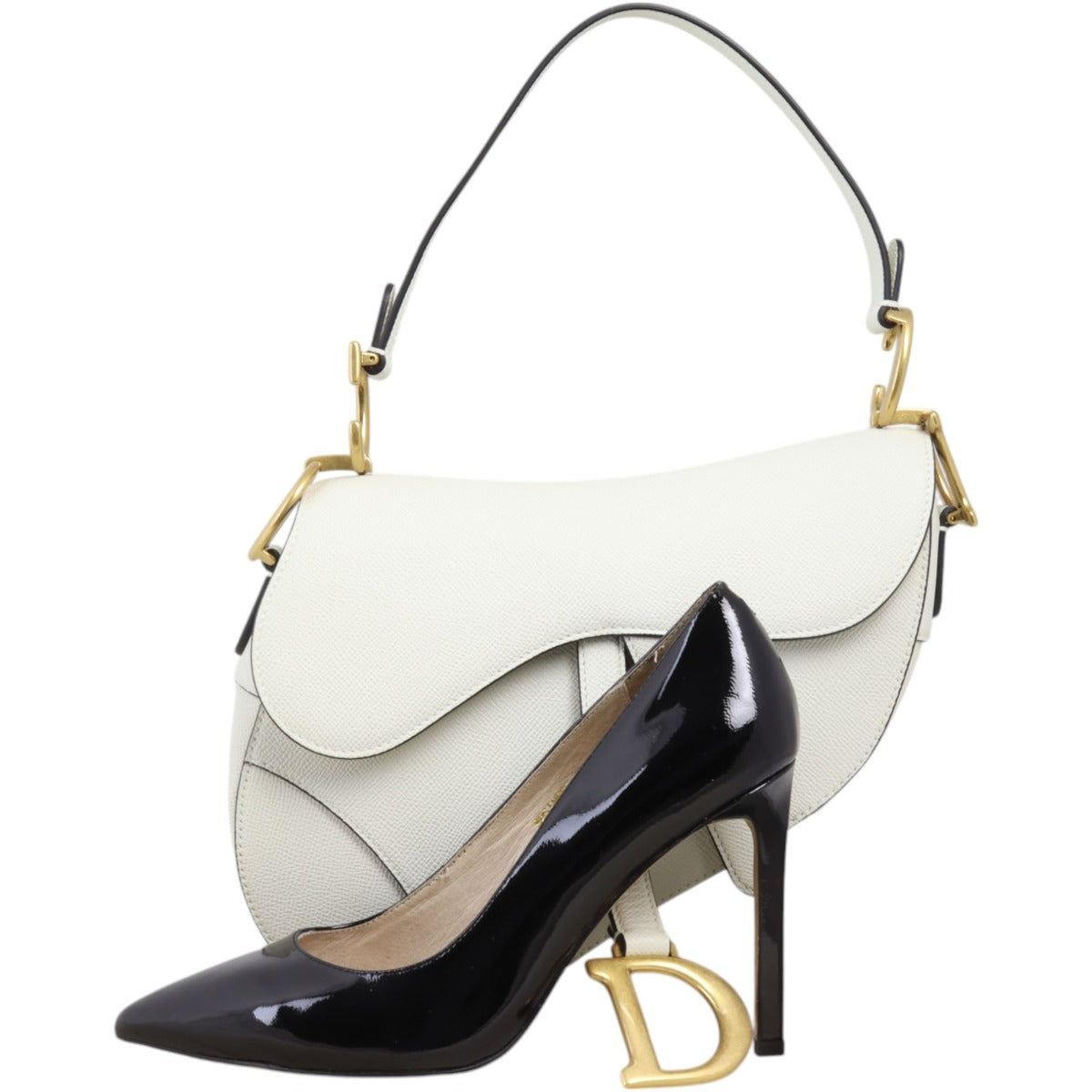 Dior Saddle Bag with Embroidered Strap