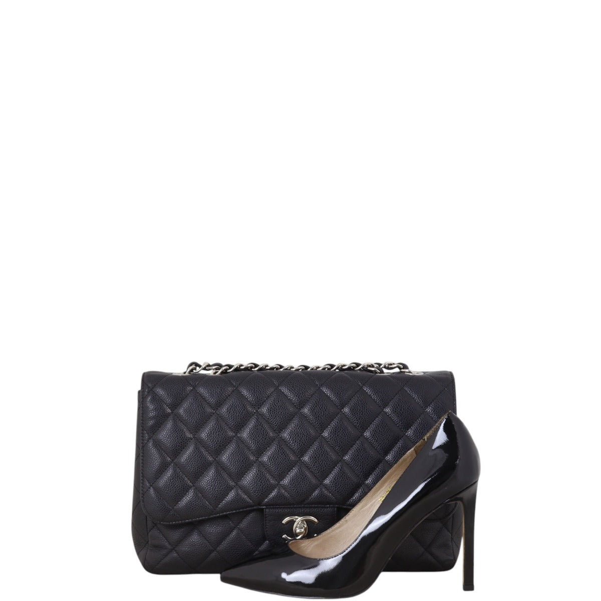Chanel Classic Single Flap Jumbo Caviar