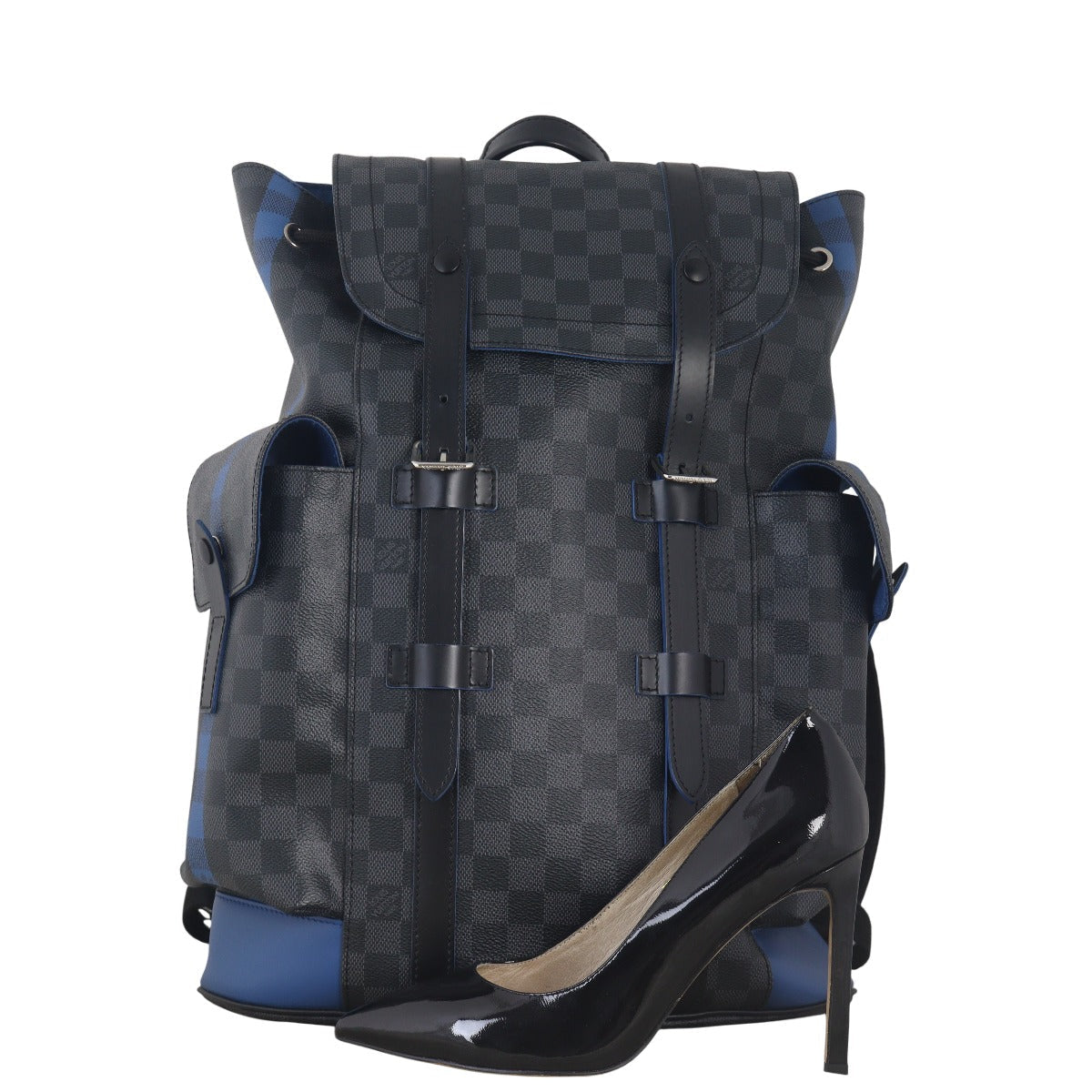 Louis Vuitton Christopher Backpack Damier Graphite Stripe