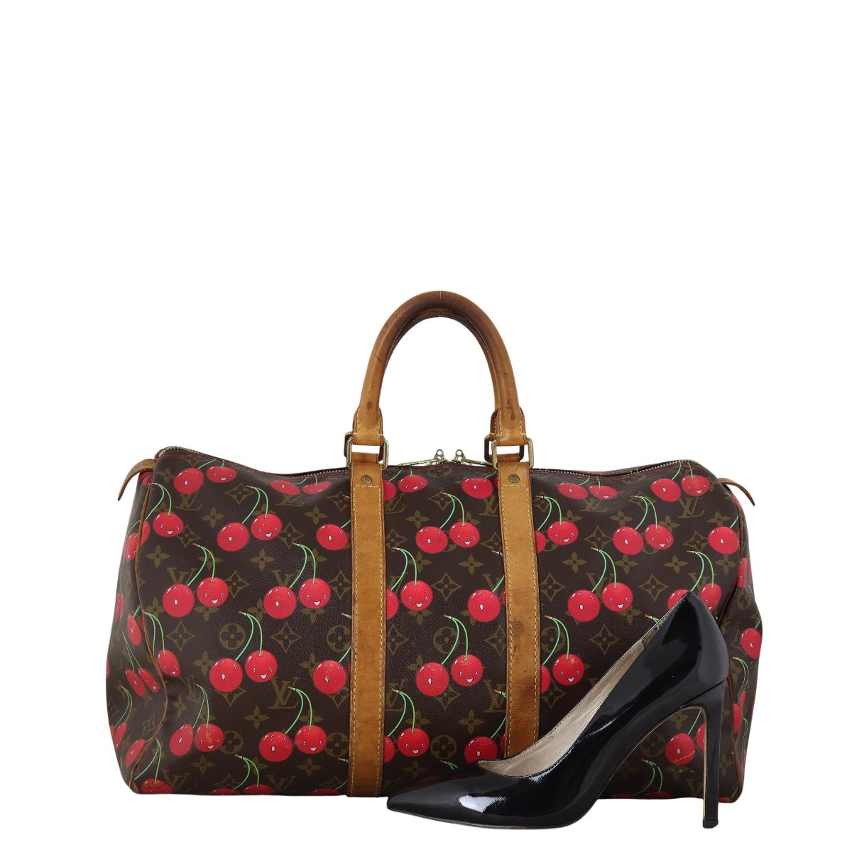 Louis Vuitton Keepall 45 Monogram Cerises