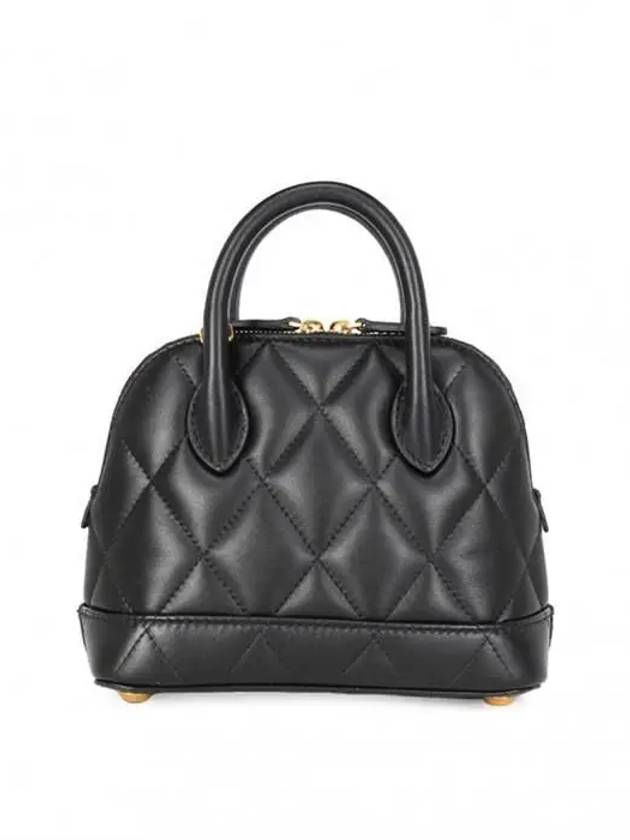 Luxury Balenciaga Trending 2025 Ville Quilted Leather Top Handle Cross Bag Black