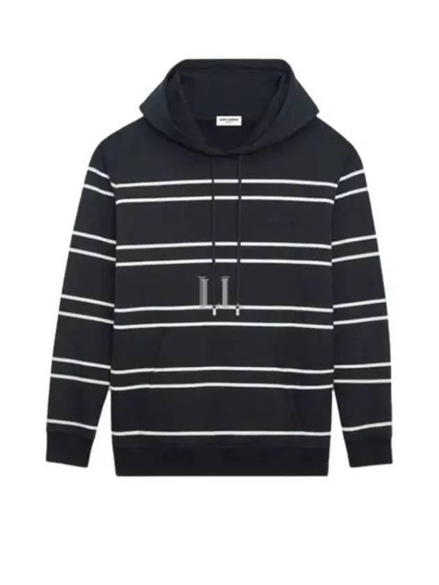 Luxury Saint Laurent Trending 2025 Stripe Hoodie Black