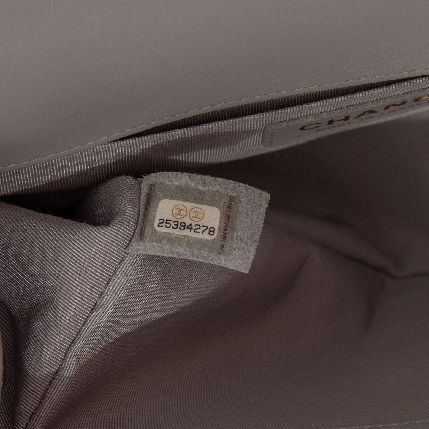 Chanel Grey Medium Boy Bag