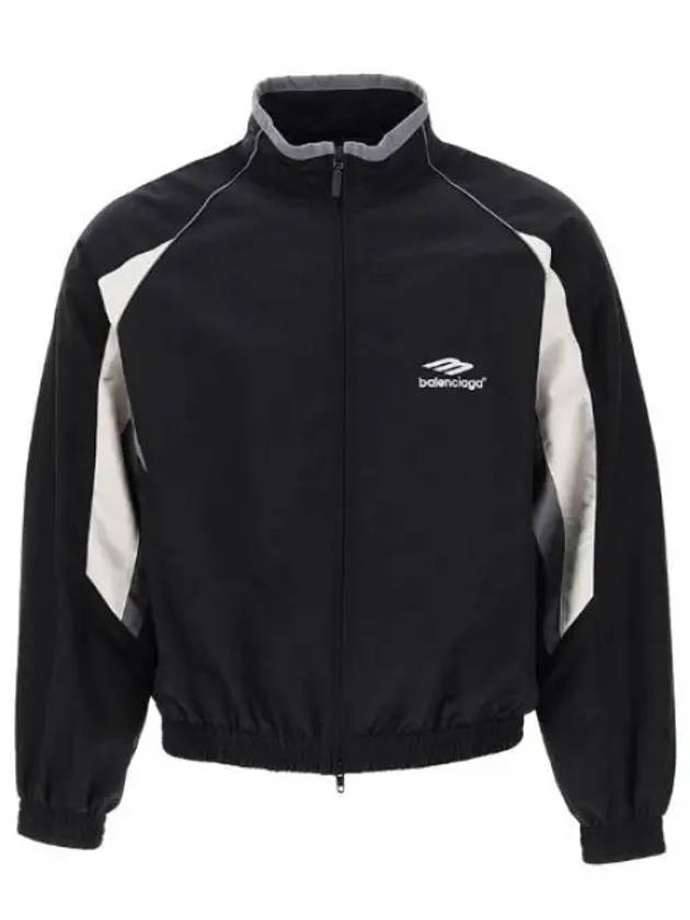 Luxury Balenciaga Trending 2025 3B Sports Icon Regular Track Jacket Black