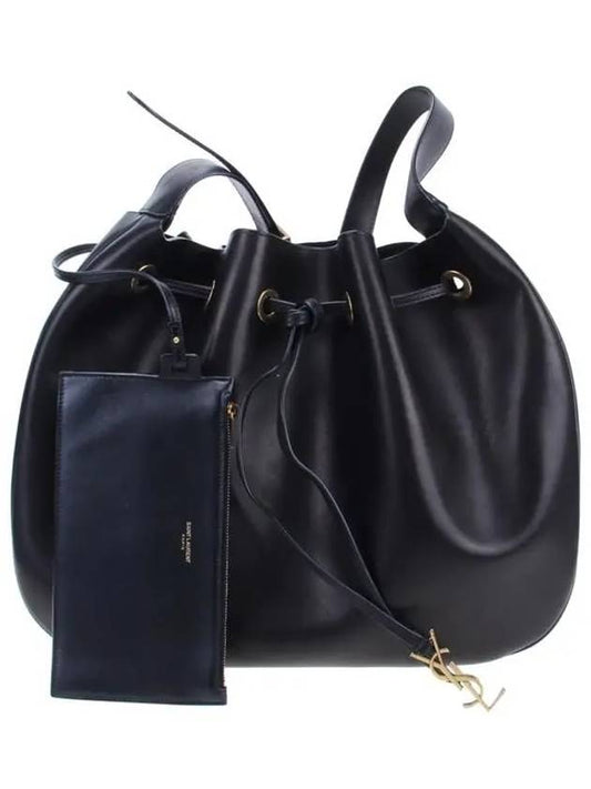 Luxury Saint Laurent Trending 2025 Monogram Leather Shoulder Bag Black