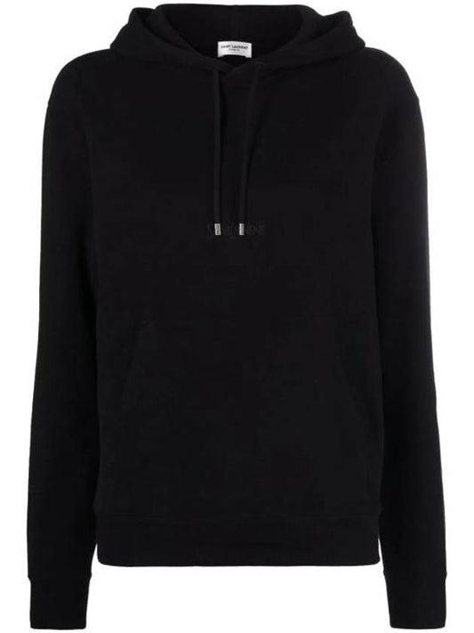 Luxury Saint Laurent Trending 2025 Logo Hoodie Black
