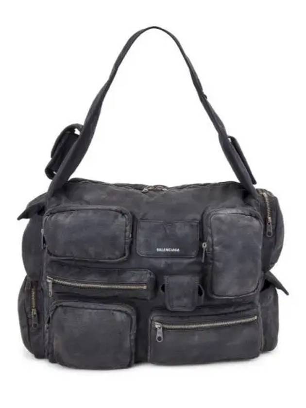 Luxury Balenciaga Trending 2025 Superbusy Large Cross Bag Black