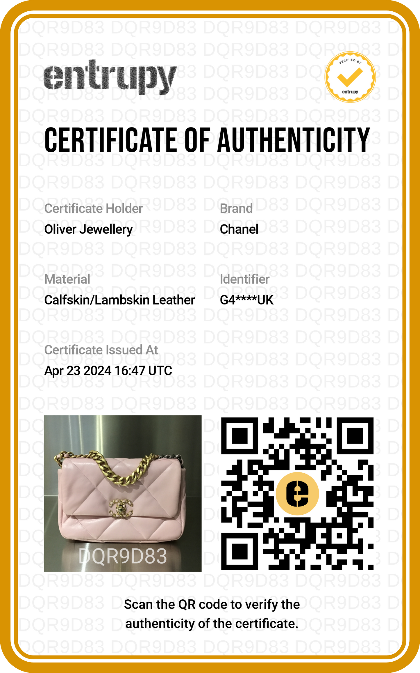 Chanel 2022 Pink Lambskin Leather Medium 19 Flap Bag
