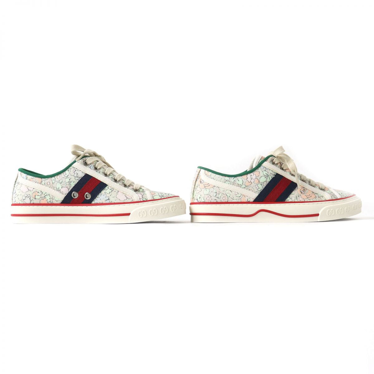 GUCCI sneakers canvas Ivoryx multicolor 34.5