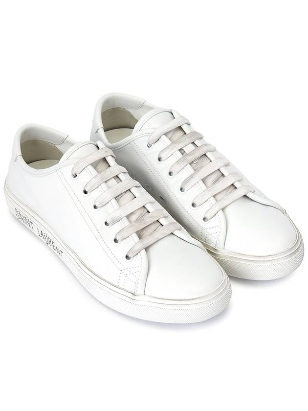 Luxury Saint Laurent Trending 2025 Men's Malibu Low Top Sneakers White