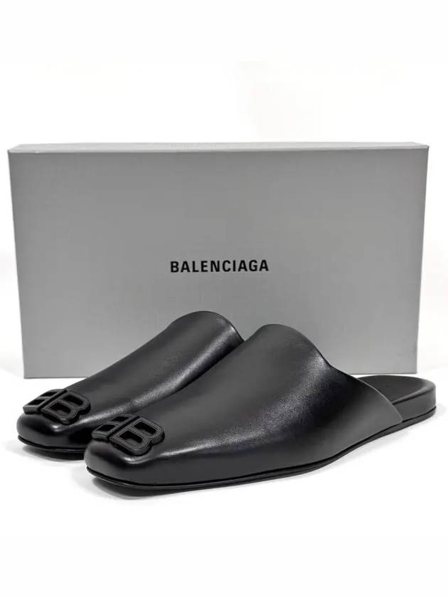 Luxury Balenciaga Trending 2025 BB Logo Cozy Leather Bloafers