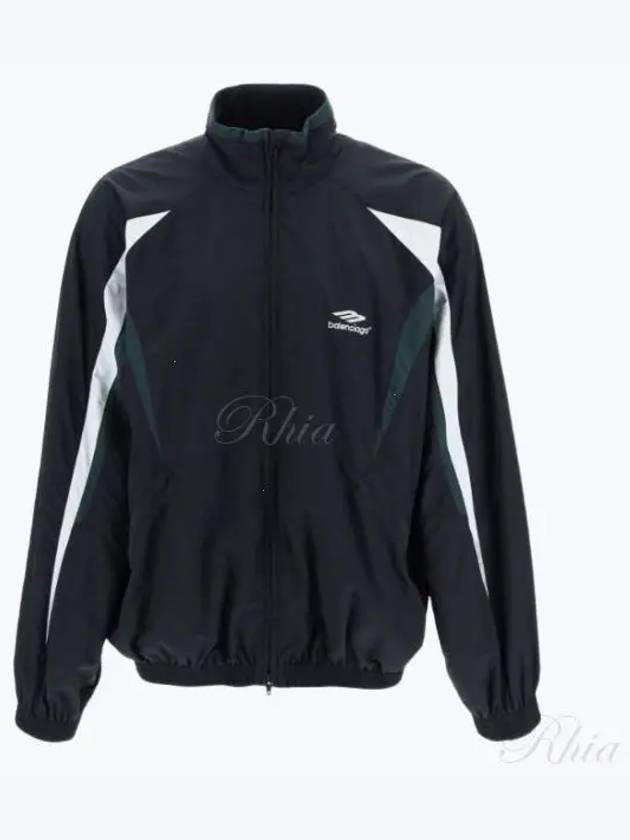 Luxury Balenciaga Trending 2025 3B Sports Icon Track Jacket Black