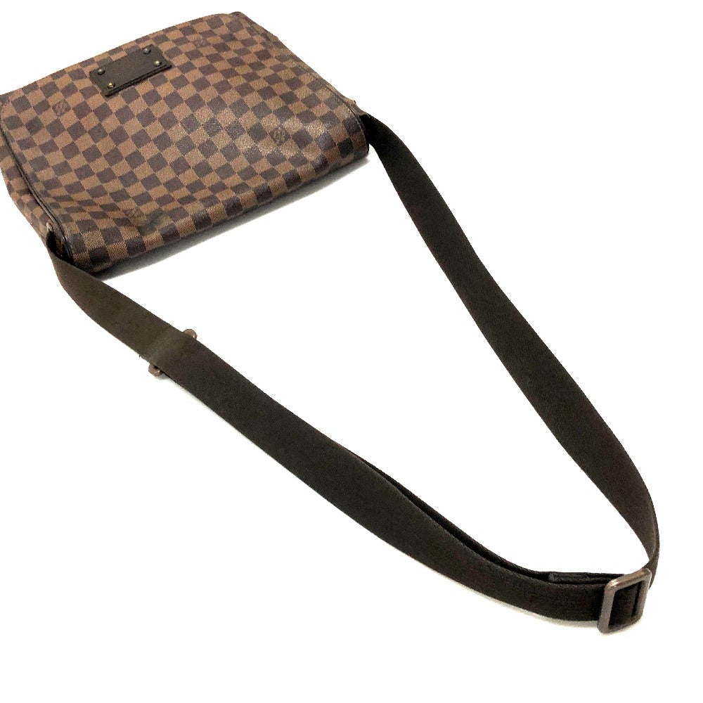 LOUIS VUITTON Shoulder Bag N51211 Damier canvas Ebene Damier Brooklyn MM Women
