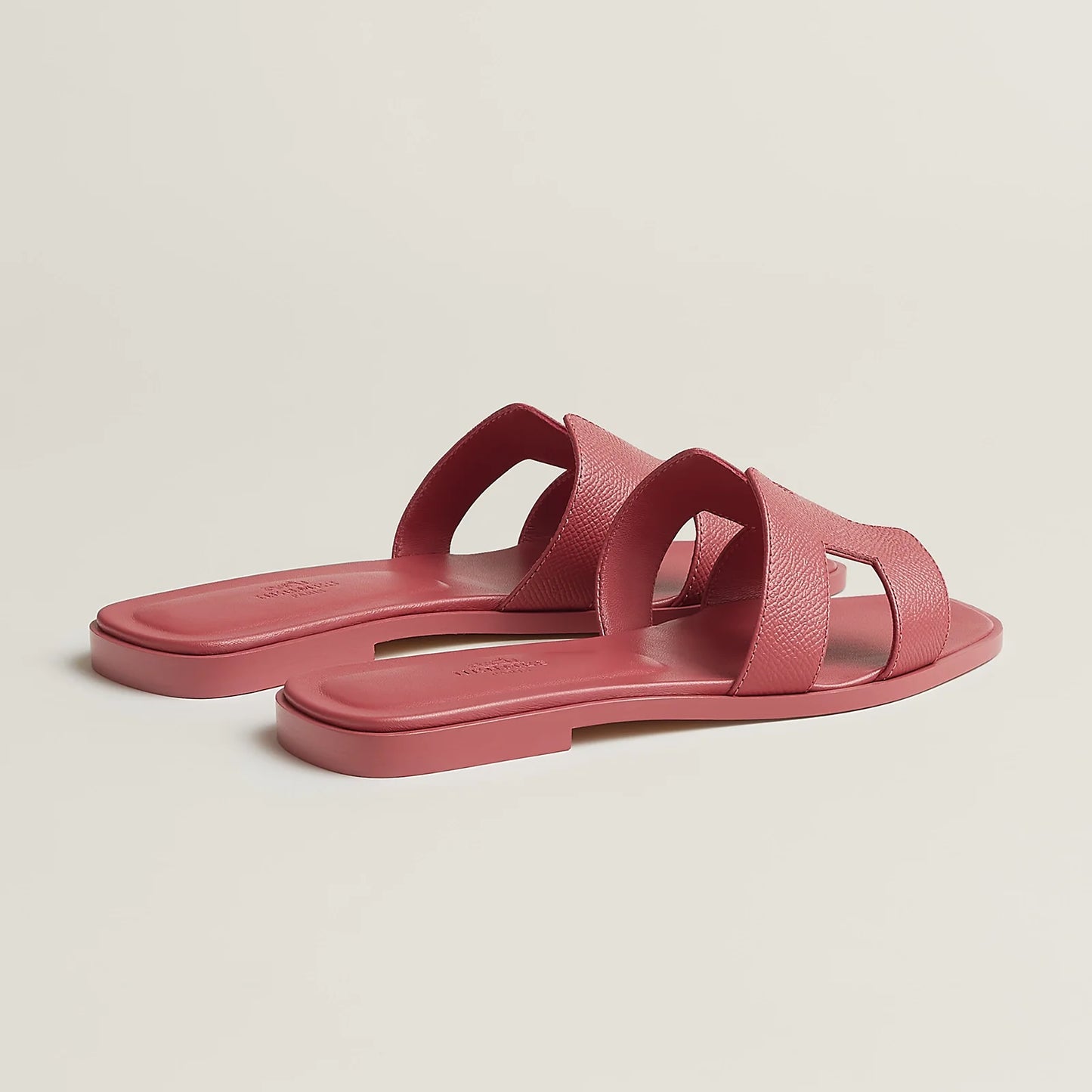 HERMÈS ORAN LEATHER SANDALS