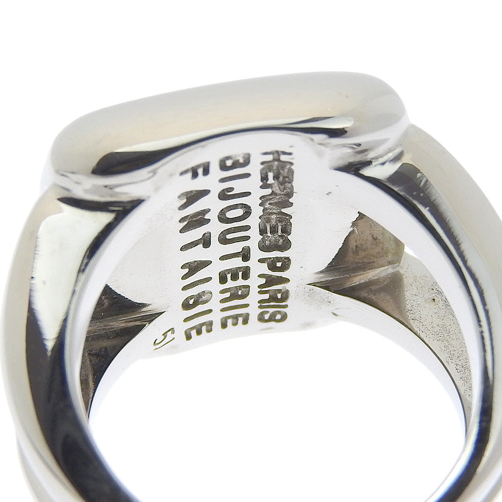HERMES Ring metallic Silver Corozo Women