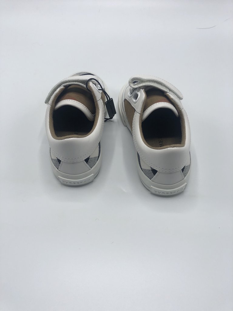 BURBERRY KIDS PLAID VELCRO SHOES SIZE 26