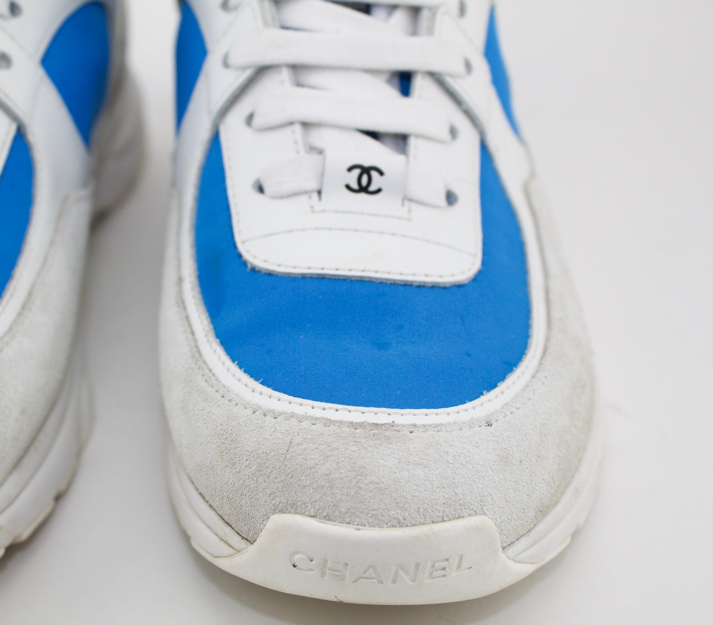 Chanel Cross Trainer Hightop Sneakers