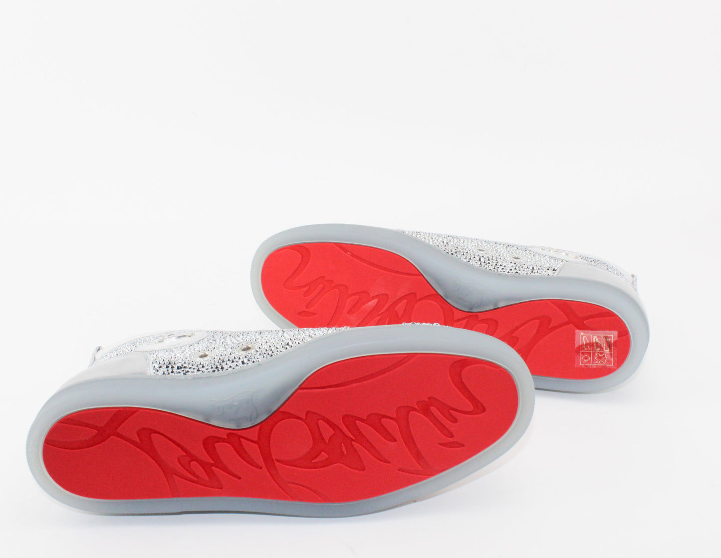 Christian Louboutin Louis Woman Flat Strass Sneakers