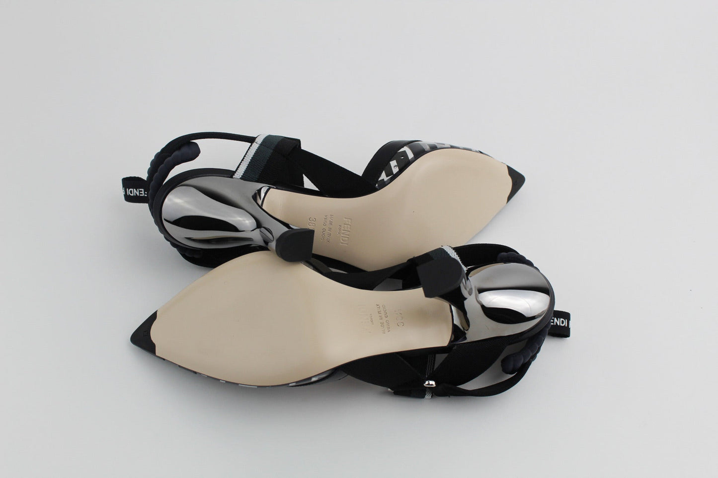 FENDI COLIBRI SLINGBACK PUMPS