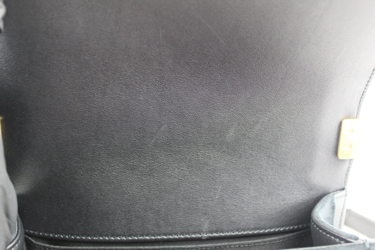 Chanel Small Boy Velvet Black/ Gold