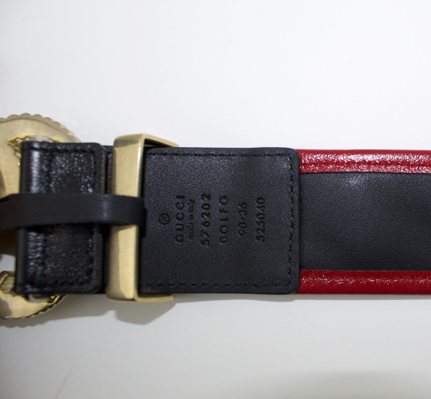 GUCCI AZALEA BELT WITH TORCHON DOUBLE G BUCKLE