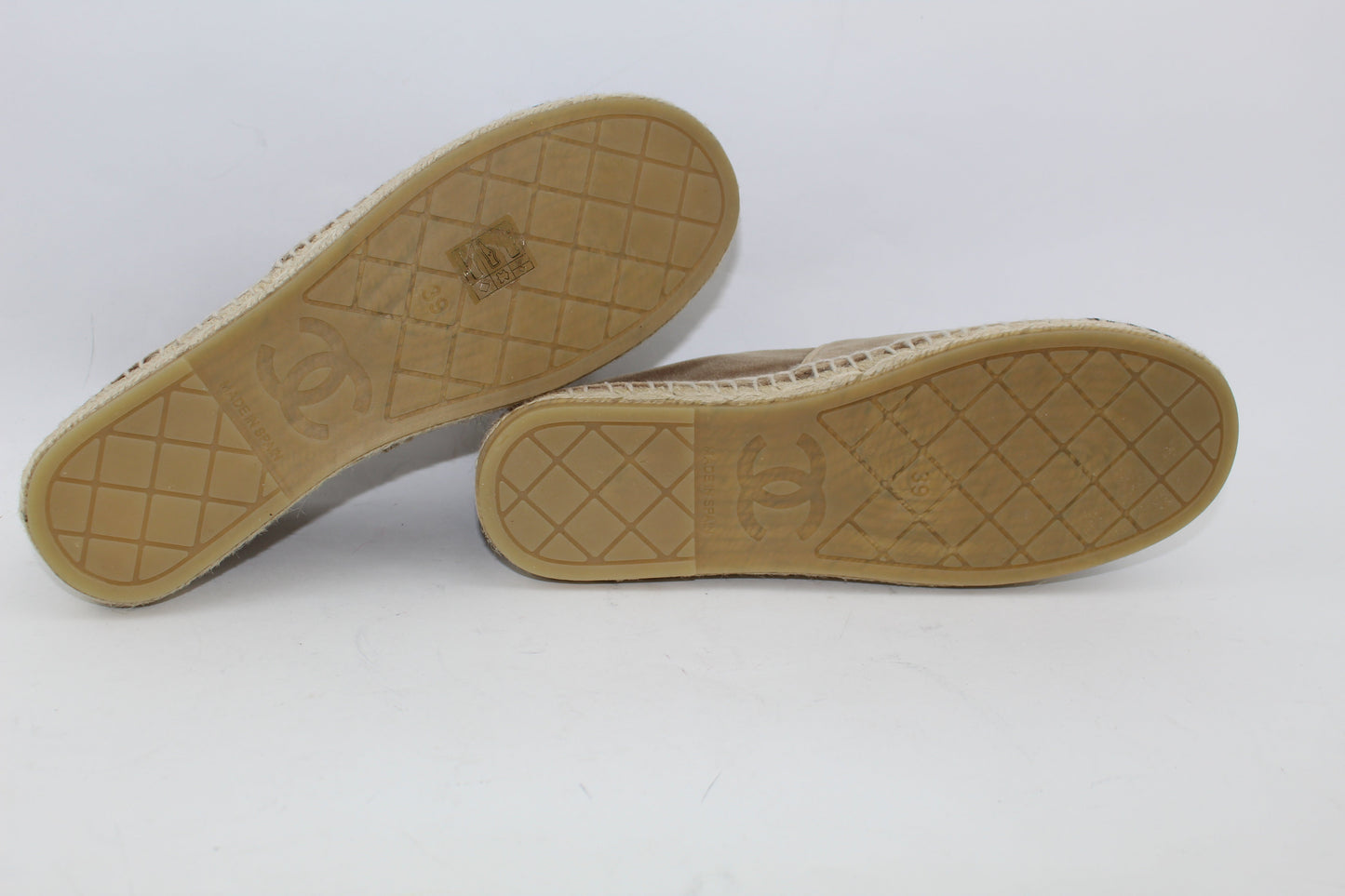 CHANEL VELVET ESPADRILLES