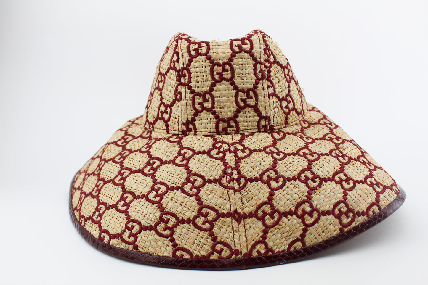 Gucci Gg Logo wide brim hat