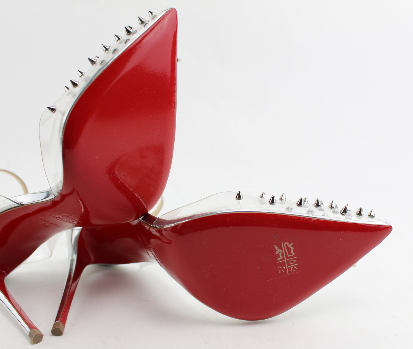 CHRISTIAN LOUBOUTIN SPIKOO 100MM PVC