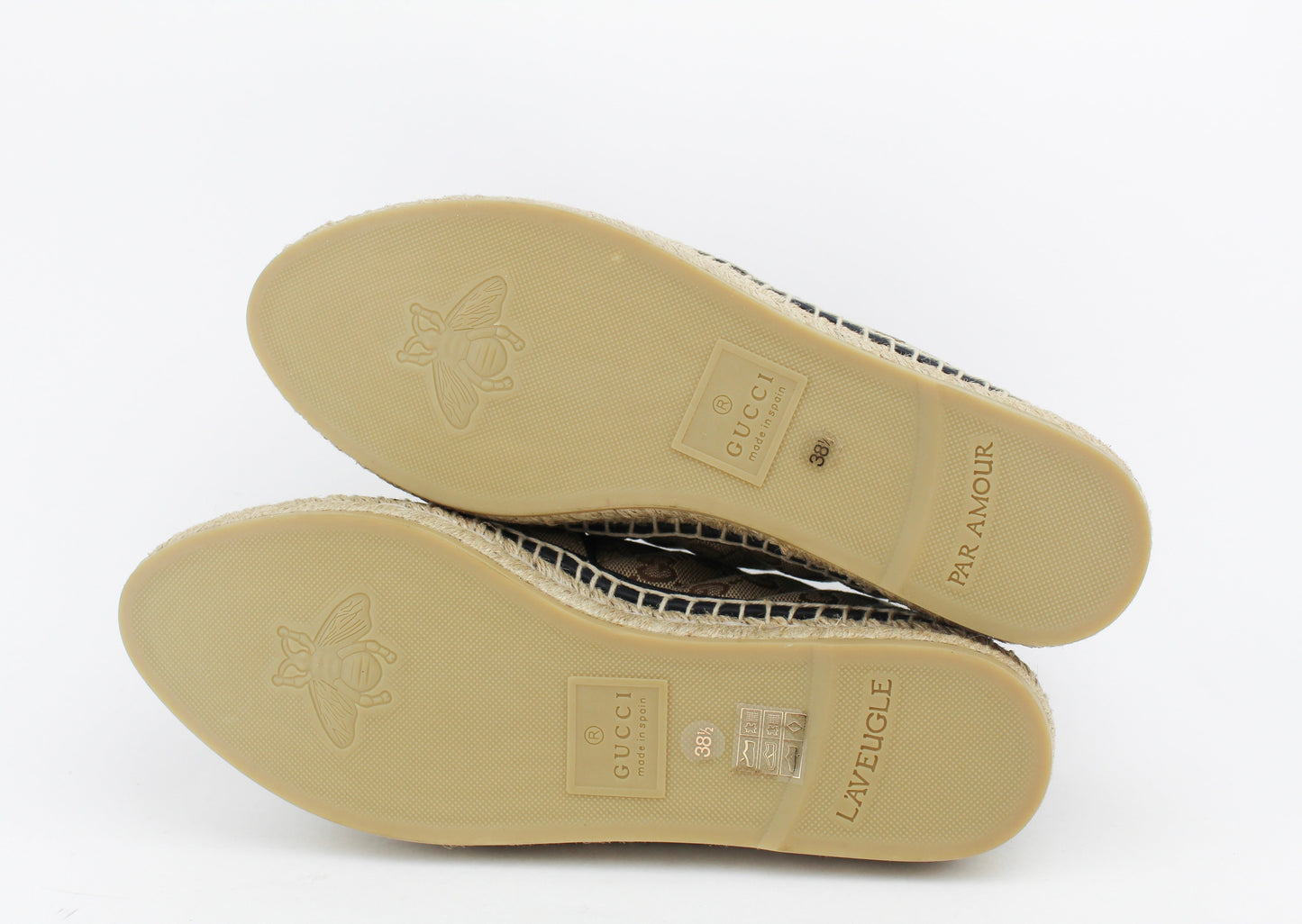 Gucci GG matelassé canvas espadrille